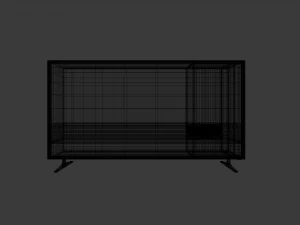 generic high-poly flat screen tv 3D Model