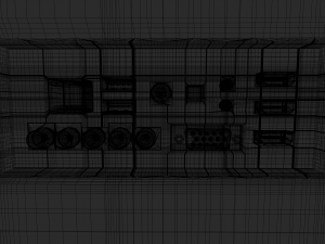 generic high-poly flat screen tv Modello 3D