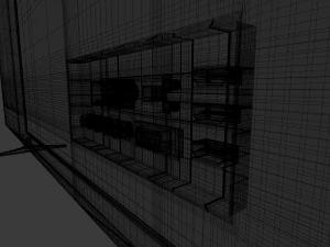 generic high-poly flat screen tv 3D Model