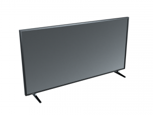 generic low-poly flat screen tv 3D 模型