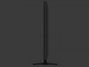 generic low-poly flat screen tv 3D 模型