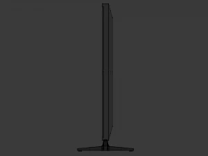 generic low-poly flat screen tv 3D Model
