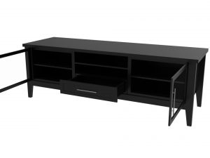 modern living room tv stand Modelo 3D