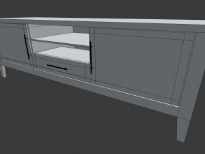 modern living room tv stand Modelo 3D