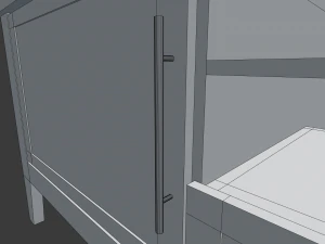 modern living room tv stand 3D Model