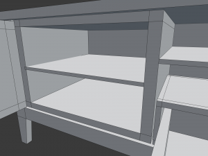 modern living room tv stand Modelo 3D