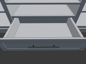 modern living room tv stand Modelo 3D