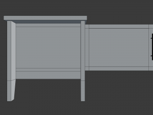 modern living room tv stand Modelo 3D