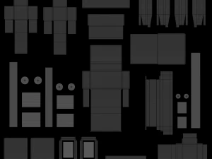 modern living room tv stand 3D Model