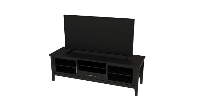 modern living room tv set 3D Model .c4d .max .obj .3ds .fbx .stl .blend 