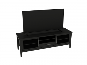 modern living room tv set 3Dモデル