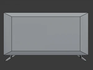 modern living room tv set 3D Model
