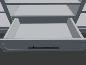 modern living room tv set 3D Model