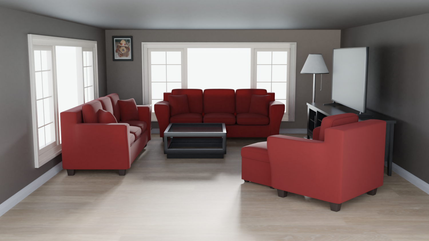 Modern Living Room Scene 3d Model In Living Room 3dexport