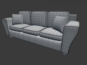 modern living room scene 3Dモデル