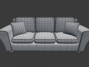 modern living room scene 3Dモデル