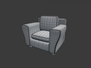 modern living room scene 3Dモデル