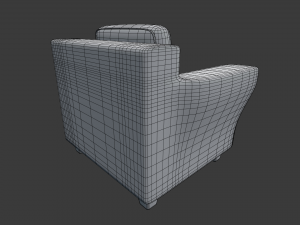 modern living room scene 3Dモデル