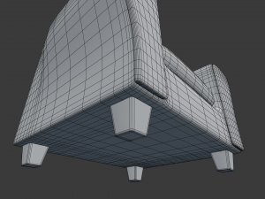 modern living room scene 3Dモデル