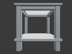 modern living room scene 3Dモデル