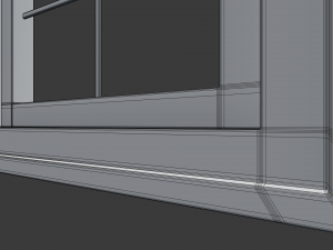 modern living room scene 3Dモデル