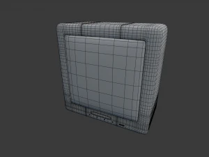 ブラウン管テレビ2 3Dモデル