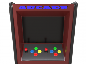 simple arcade machine 3D मॉडल
