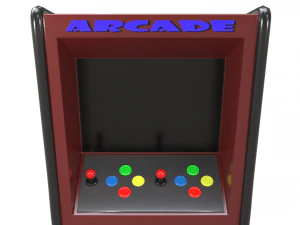 simple arcade machine 3D Model