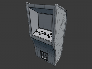 simple arcade machine 3D मॉडल