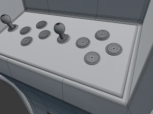 simple arcade machine 3D Model