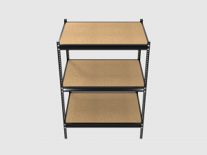 heavy duty industrial metal shelf 1 Model 3D