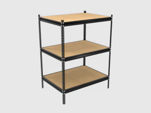 heavy duty industrial metal shelf 1 3D Model