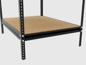 heavy duty industrial metal shelf 1 3D Model