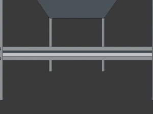 heavy duty industrial metal shelf 1 3D Model