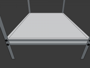 heavy duty industrial metal shelf 2 3D Model