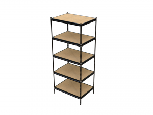 heavy duty industrial metal shelf 3 3D Model