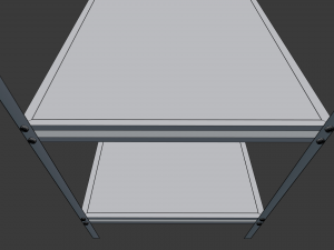 heavy duty industrial metal shelf 3 Modèle 3D