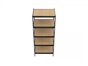 cole&ccedil;&atilde;o de prateleiras de metal resistente Modelo 3D