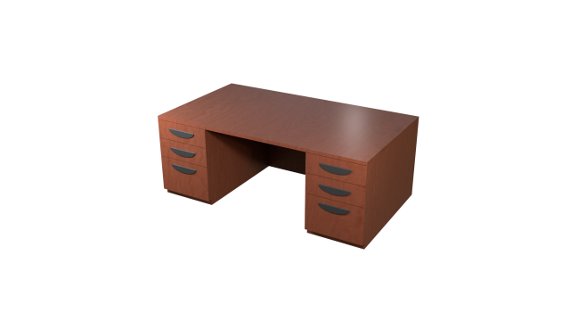 office desk 3D 模型 .c4d .max .obj .3ds .fbx .stl .blend 
