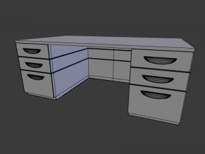 office desk 3D Model