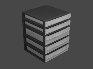 plastic cabinet 3D Model