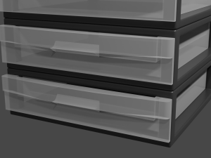 plastic cabinet 3D Model