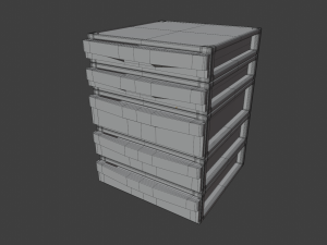 plastic cabinet 3D Model