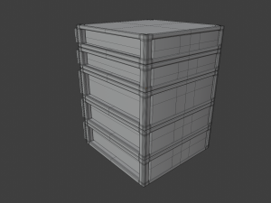 plastic cabinet 3D Model