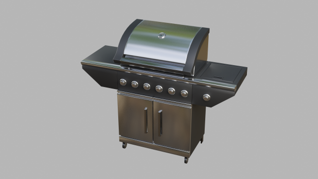 outdoor patio bbq 3Dモデル .c4d .max .obj .3ds .fbx .stl .blend 