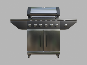 outdoor patio bbq 3Dモデル