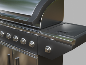 outdoor patio bbq 3Dモデル
