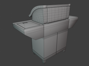 outdoor patio bbq 3Dモデル