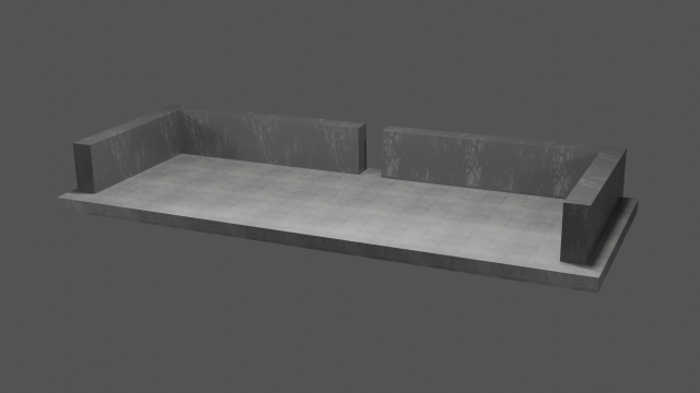outdoor patio base 3D Modell .c4d .max .obj .3ds .fbx .stl .blend