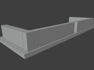 outdoor patio base 3D Model